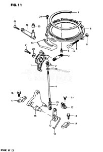 DT40 From 04003-503697 ()  1985 drawing THROTTLE CONTROL