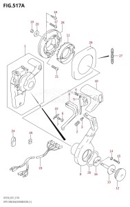 DF225T From 22503F-010001 (E01 E40)  2010 drawing OPT:CONCEALED REMOCON (1)