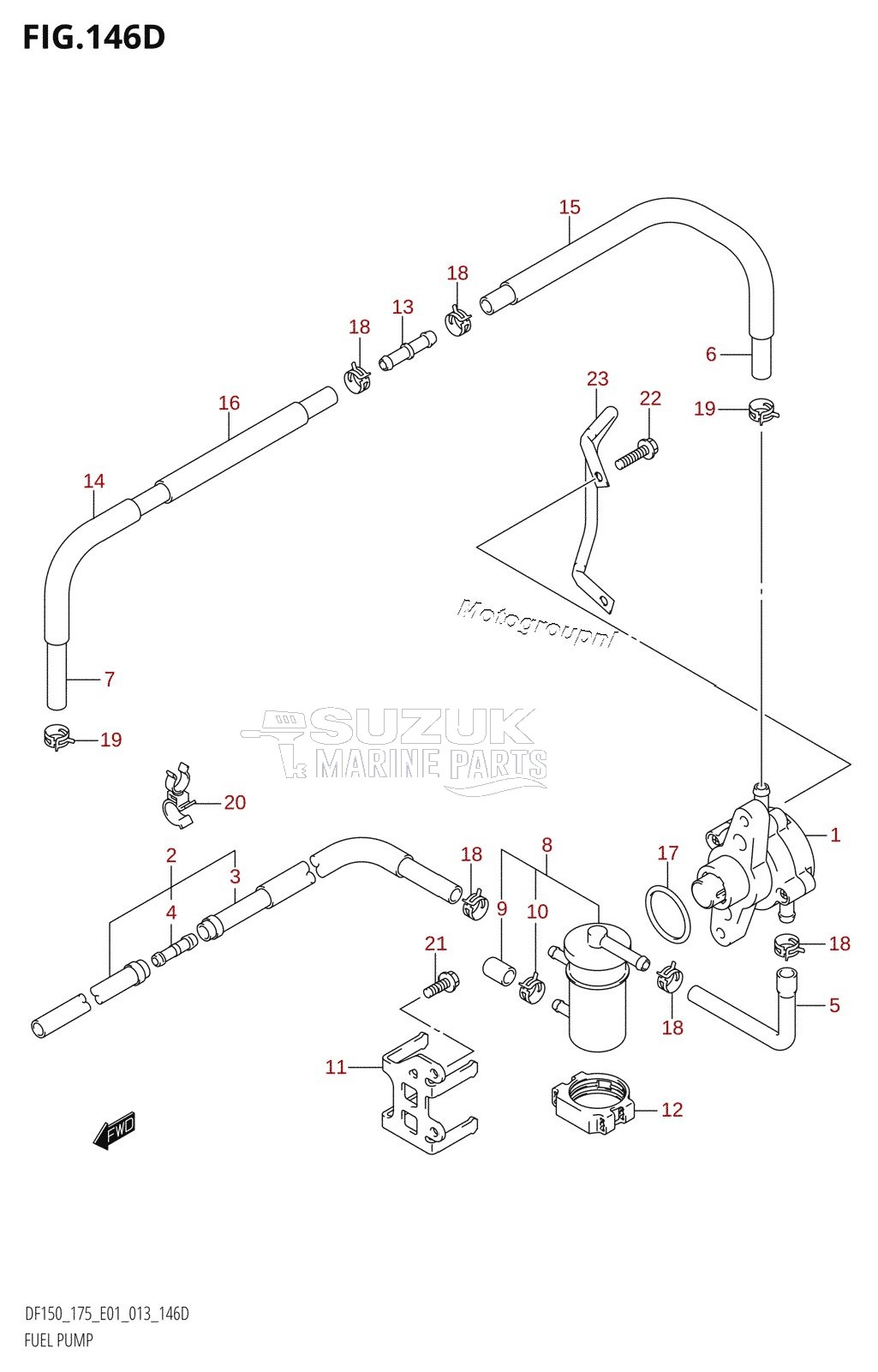 FUEL PUMP (DF150Z:E40)