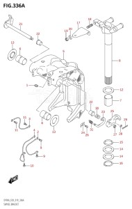 09003F-910001 (2019) 90hp E03-USA (DF90A) DF90A drawing SWIVEL BRACKET