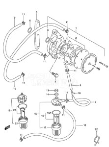 DT 140 drawing Fuel Pump (1995 to 1996)