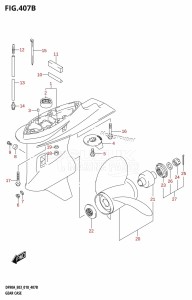 DF70A From 07003F-810001 (E03)  2018 drawing GEAR CASE (DF80A)