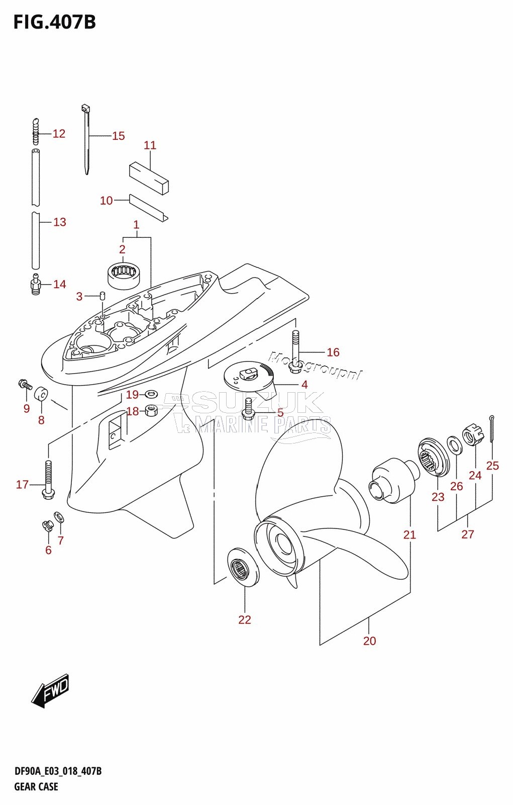 GEAR CASE (DF80A)