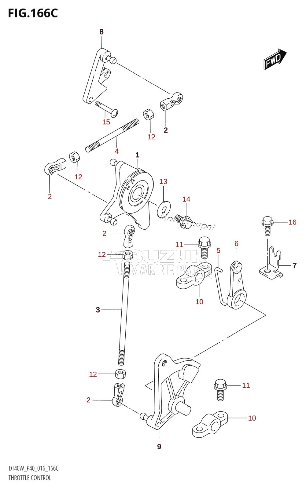 THROTTLE CONTROL (DT40WR:P40)