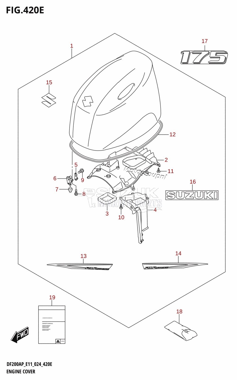 ENGINE COVER (DF175AP)