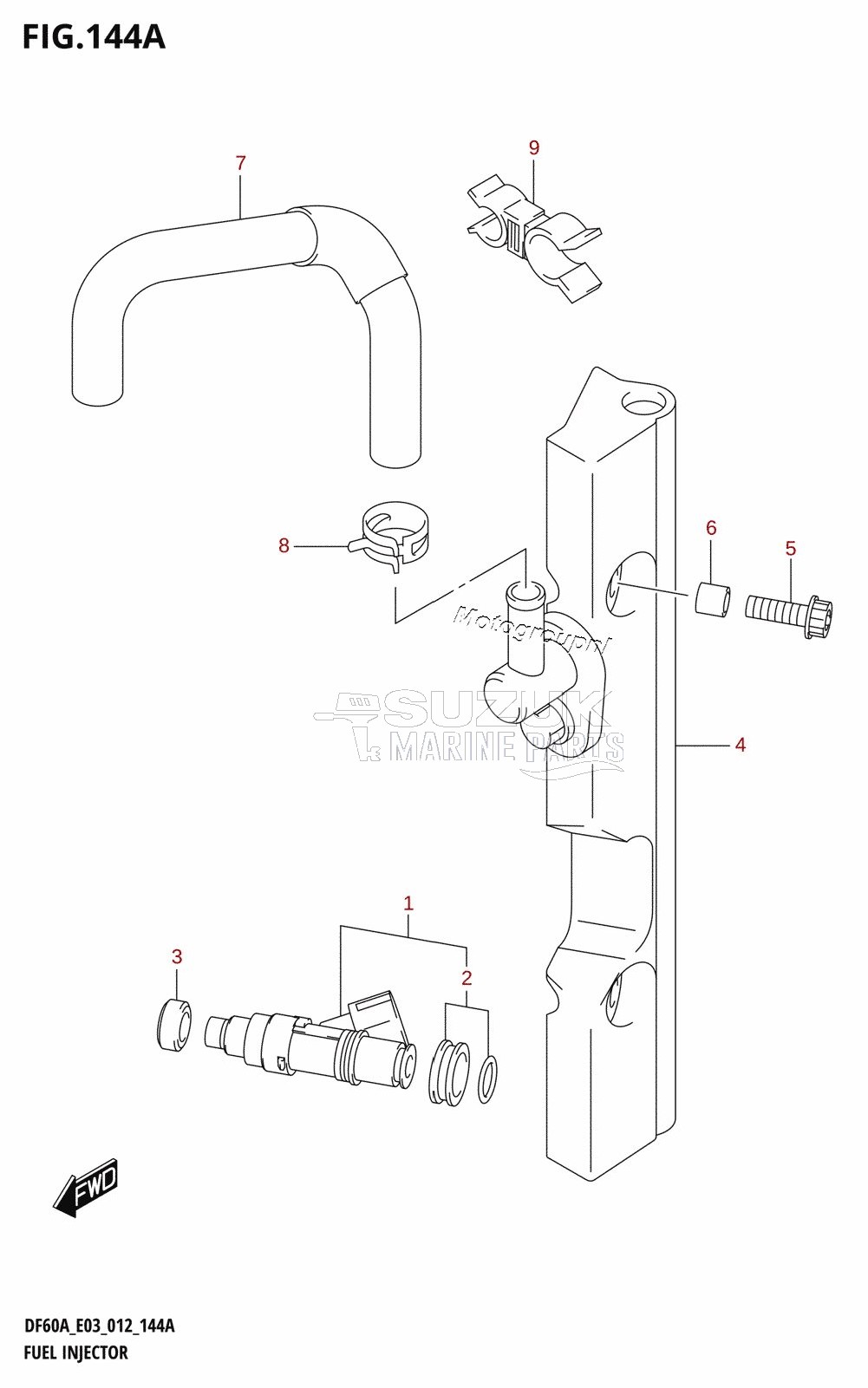 FUEL INJECTOR (DF40A:E03)