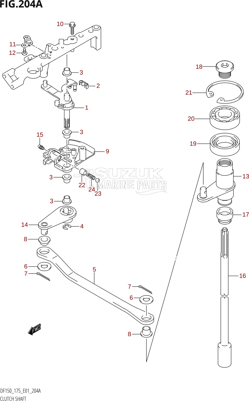 CLUTCH SHAFT