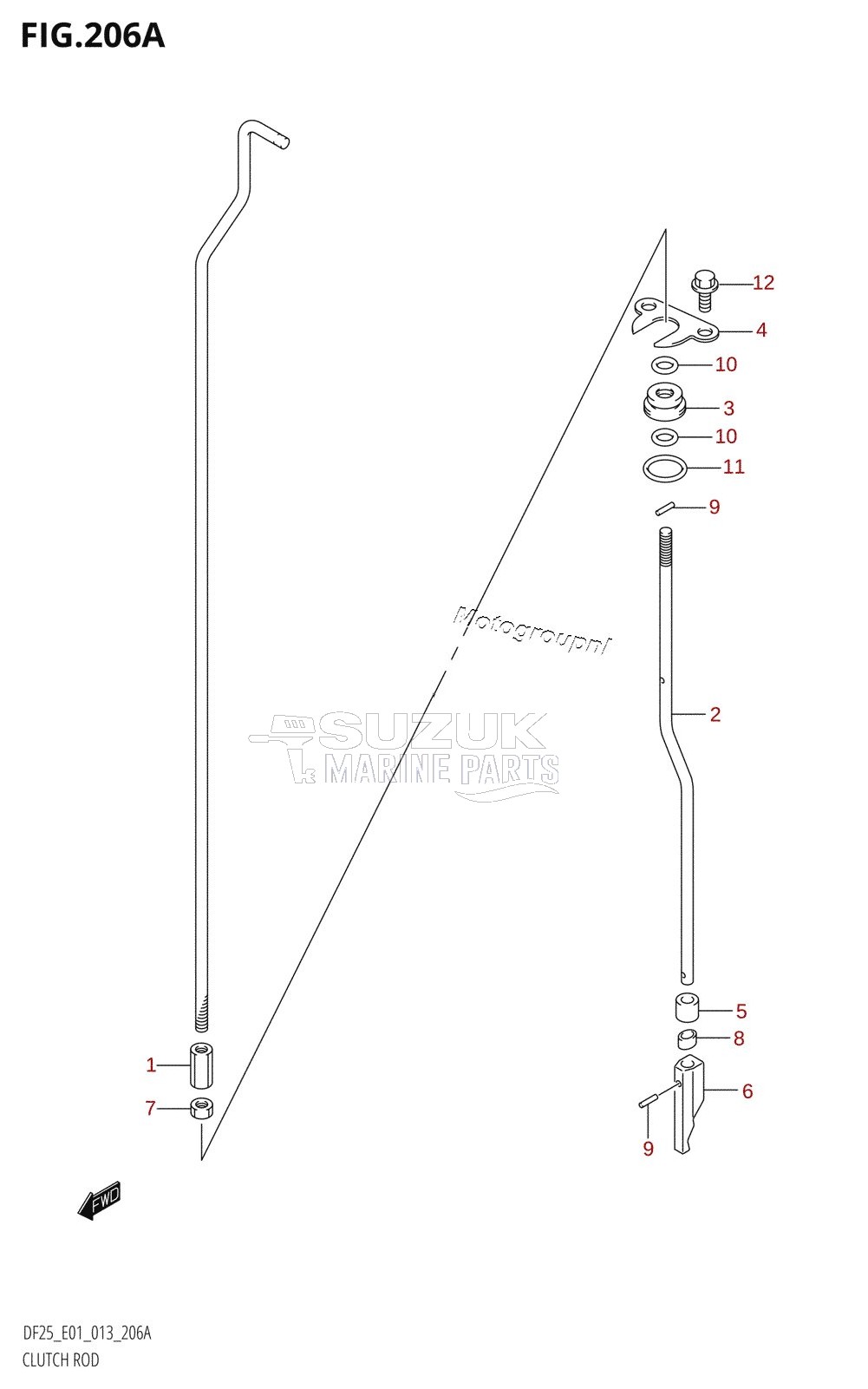 CLUTCH ROD