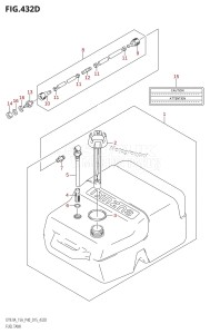 DT15A From 01504-510001 (P36-P40)  2015 drawing FUEL TANK (DT9.9AK:P40)