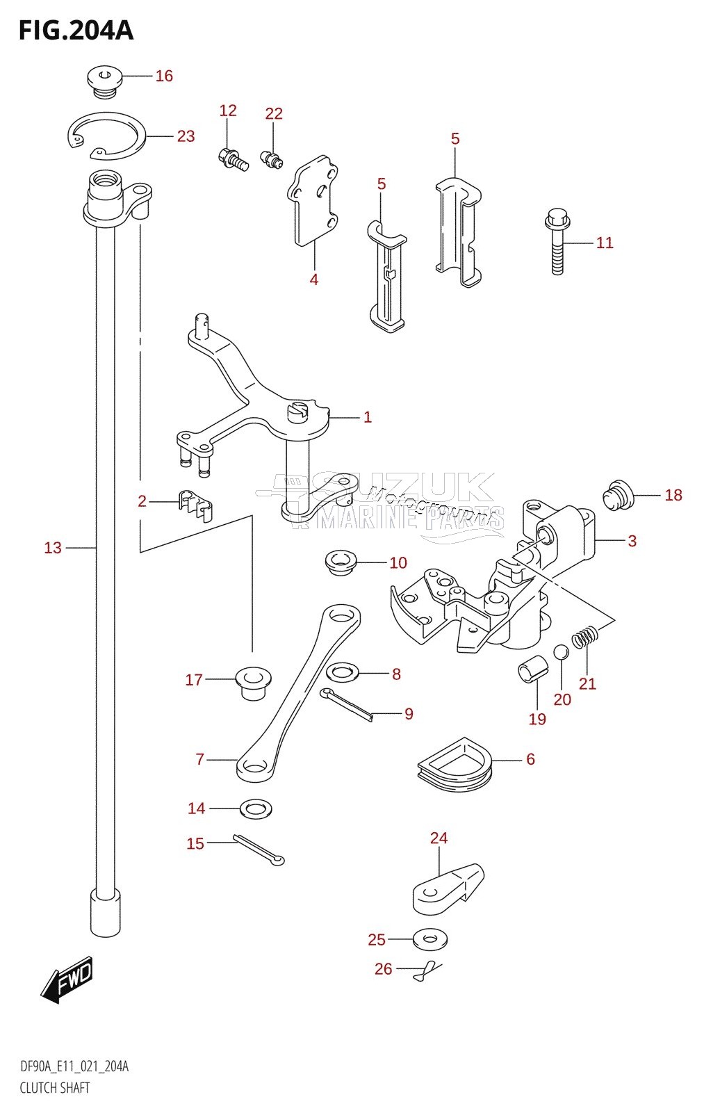 CLUTCH SHAFT