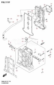 DF60A From 06002F-710001 (E01 E40)  2017 drawing CYLINDER HEAD (DF50ATH:E01)