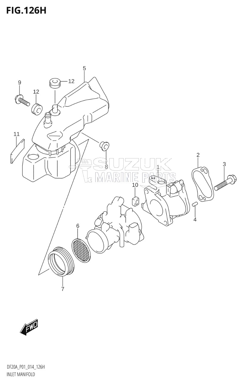 INLET MANIFOLD (DF20A:P40)