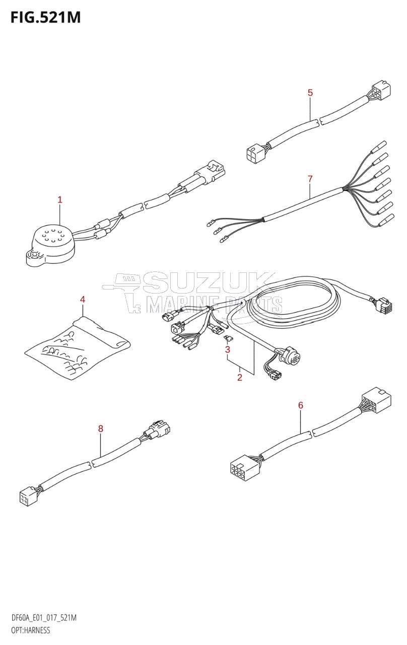 OPT:HARNESS (DF60ATH:E40)