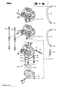 DT85 From 8501-614766 ()  1986 drawing CARBURETOR (DT85)