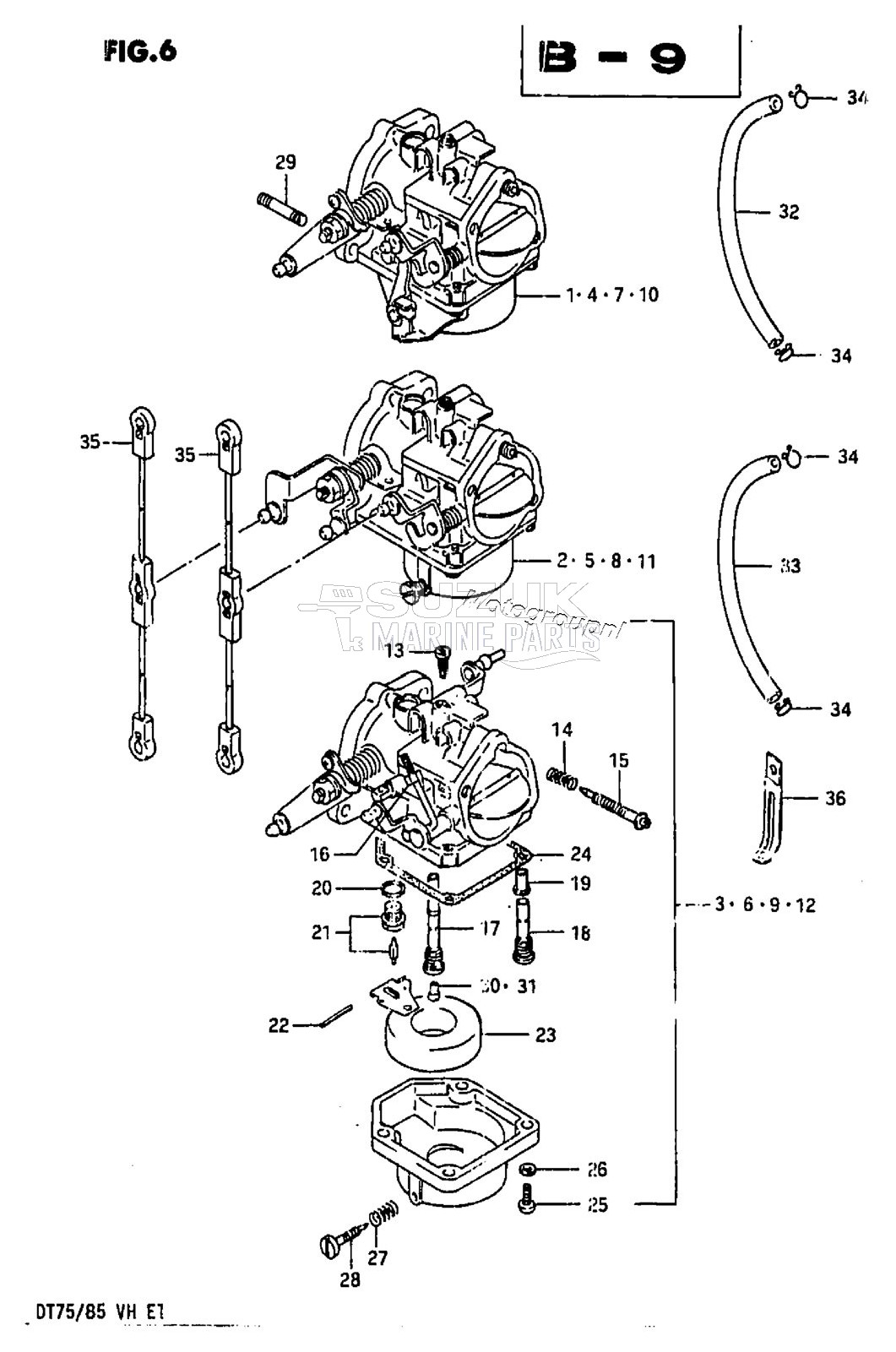 CARBURETOR (DT85)