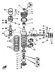 L150CETO drawing CRANKSHAFT--PISTON