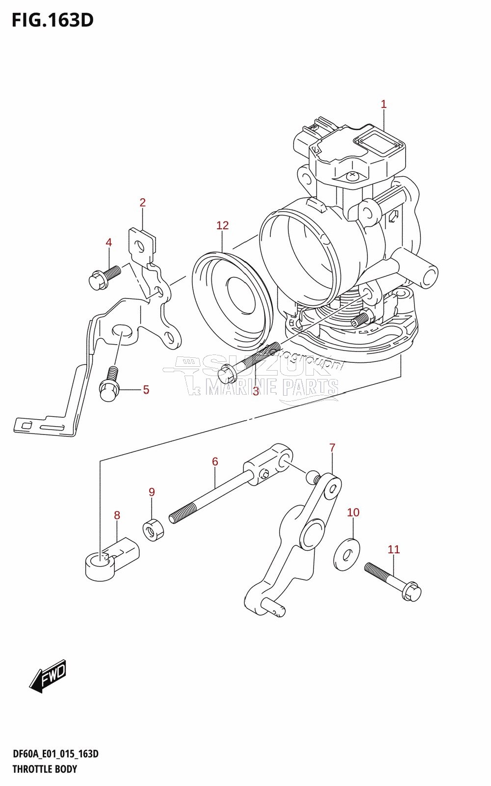 THROTTLE BODY (DF40AST:E34)