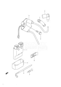 Outboard DF 9.9 drawing Ignition Coil