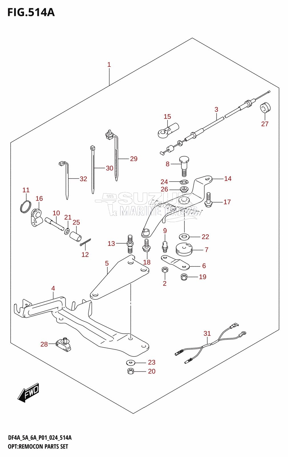 OPT:REMOCON PARTS SET