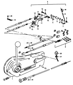 DT9.9 From F-10001 ()  1985 drawing OPT : REMOTE CONTROL (DT20, DT25)