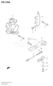 DF70A From 07003F-110001 (E03)  2011 drawing THROTTLE BODY.