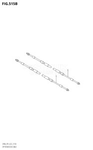 00994F-140001 (2021) 9.9hp E01-Gen. Export 1 (DF9.9A  DF9.9AR) DF9.9A drawing OPT:REMOCON CABLE (DF8AR)