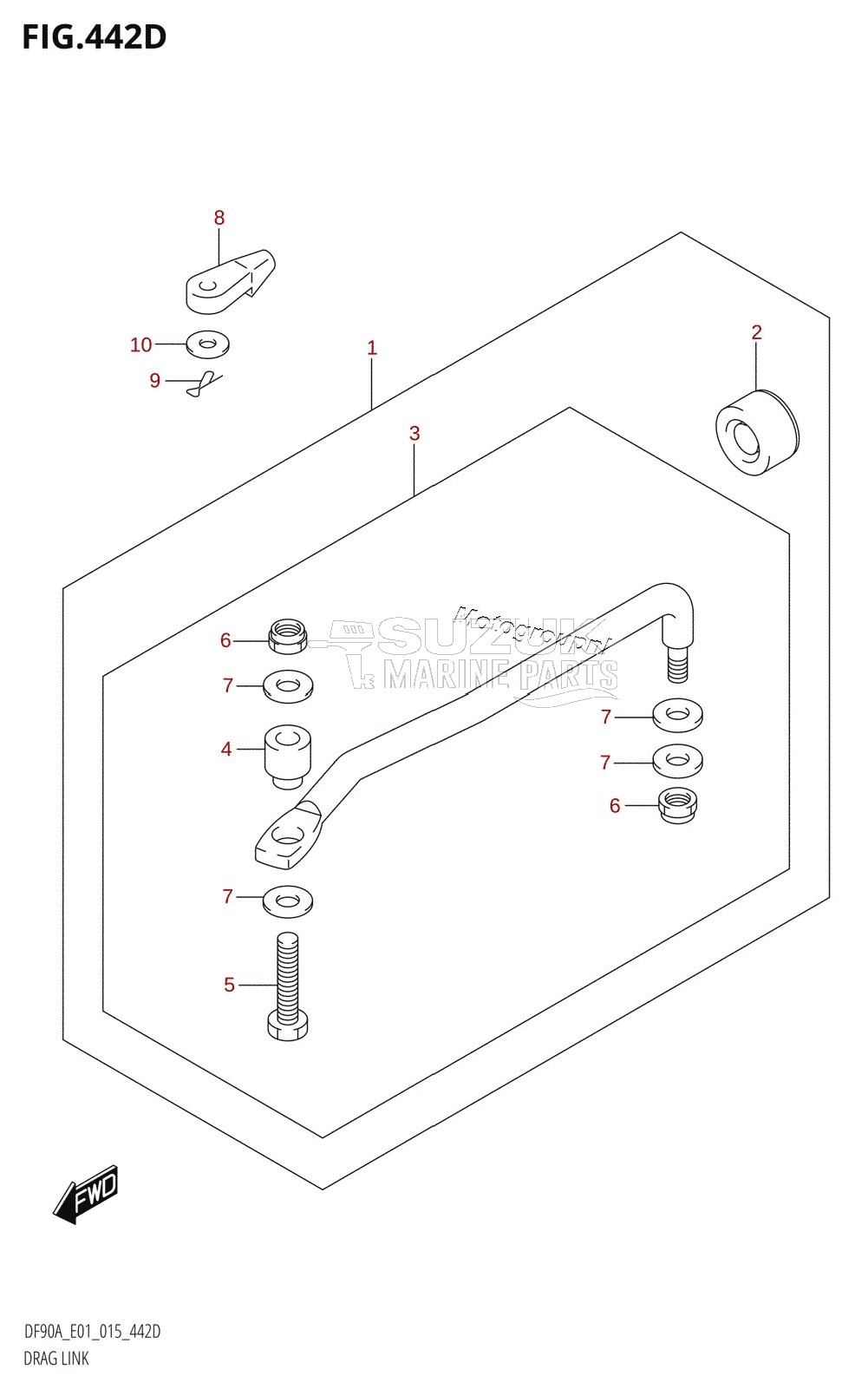 DRAG LINK (DF70ATH:E40)