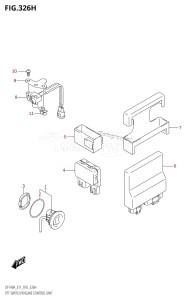 DF115AZ From 11503Z-610001 (E01 E3 E11 E40)  2016 drawing PTT SWITCH /​ ENGINE CONTROL UNIT (DF140AZ:E11)