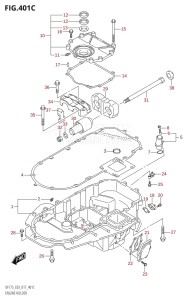 DF150Z From 15002Z-710001 (E03)  2017 drawing ENGINE HOLDER (DF175T:E03)