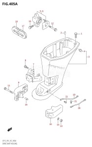 DF15 From 01503F-210001 (P01)  2012 drawing DRIVE SHAFT HOUSING