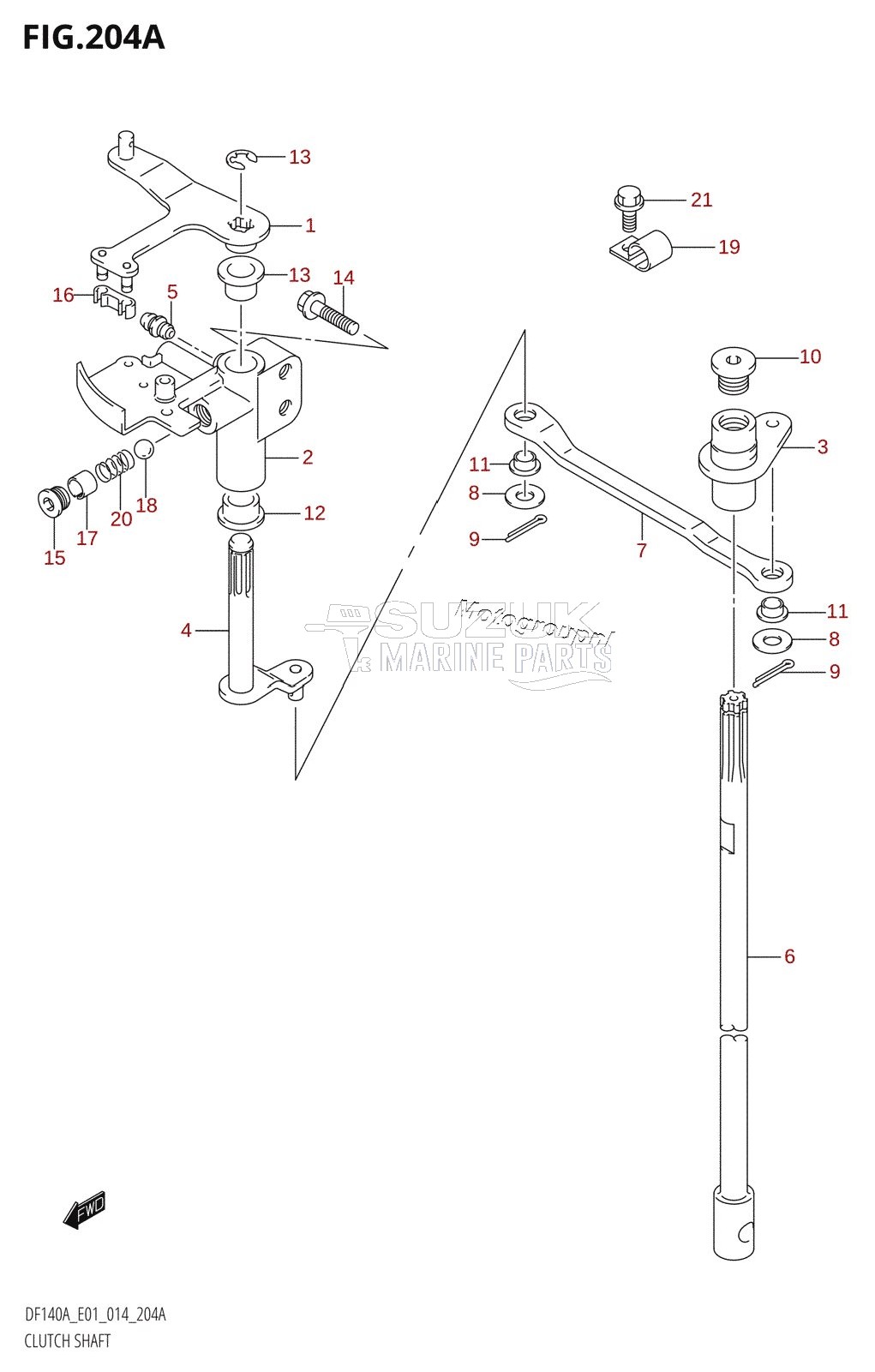 CLUTCH SHAFT