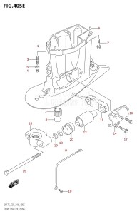 DF175Z From 17502Z-610001 (E03)  2016 drawing DRIVE SHAFT HOUSING (DF175T:E03)