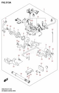 DF9.9B From 00995F-710001 (P03)  2017 drawing OPT:REMOTE CONTROL PARTS (DF9.9B:P03)