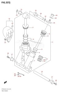 DF115A From 11503F-410001 (E01 E40)  2014 drawing TRIM CYLINDER (DF140AZ:E01)