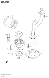 10003F-410001 (2014) 100hp E01 E40-Gen. Export 1 - Costa Rica (DF100AT  DF100BT) DF100A drawing OIL PUMP