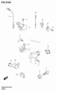 DF90A From 09003F-910001 (E01 E40)  2019 drawing SENSOR