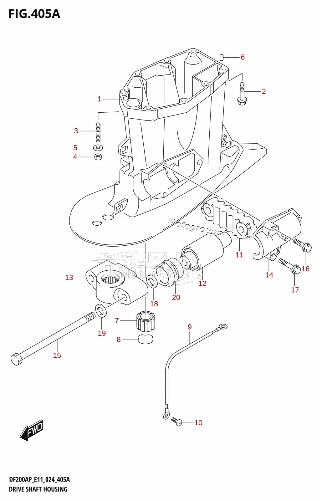 DRIVE SHAFT HOUSING