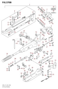 DF90 From 09001F-151001 (E03)  2001 drawing OPT:TILLER HANDLE (K4,K5,K6,K7,K8,K9,K10,011)