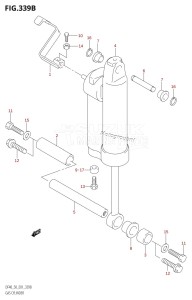 DF40 From 04002F-010001 (E01)  2010 drawing GAS CYLINDER ((DF40QH,DF50WQH):(K1,K2,K3,K4,K5,K6,K7,K8,K9,K10),DF50QH:(K1,K2,K10))