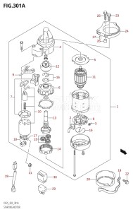 DF25 From 02502F-680001 (E03)  2006 drawing STARTING MOTOR