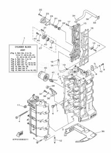 F100AETL drawing CYLINDER--CRANKCASE-1