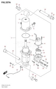 DF100B From 10004F-340001 (E01 E40)  2023 drawing TRIM CYLINDER (DF70A,DF70ATH,DF80A,DF90A,DF90ATH)