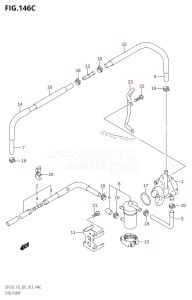 DF150 From 15002F-210001 (E01 E40)  2012 drawing FUEL PUMP (DF150Z:E01)