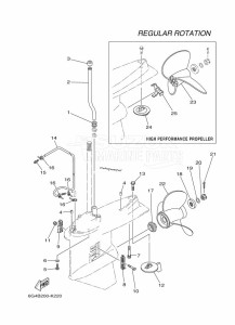 150AETX drawing PROPELLER-HOUSING-AND-TRANSMISSION-2