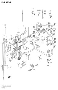 25003Z-210001 (2012) 250hp E03-USA (DF250Z) DF250Z drawing HARNESS (DF250ST:E03)