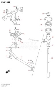 DF175ZG From 17502Z-410001 (E01 E40)  2014 drawing CLUTCH SHAFT (DF175Z:E40)