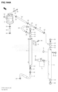 14001Z-251001 (2002) 140hp E01-Gen. Export 1 (DF140ZK2) DF140 drawing FUEL INJECTOR (DF140T,DF140Z)