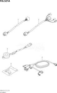 05003F-210001 (2012) 50hp E01-Gen. Export 1 (DF50AT  DF50ATH) DF50A drawing OPT:HARNESS (DF40A:E01)