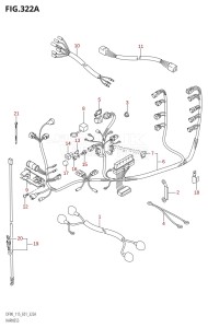 DF115T From 11502F-110001 (E01 E40)  2011 drawing HARNESS