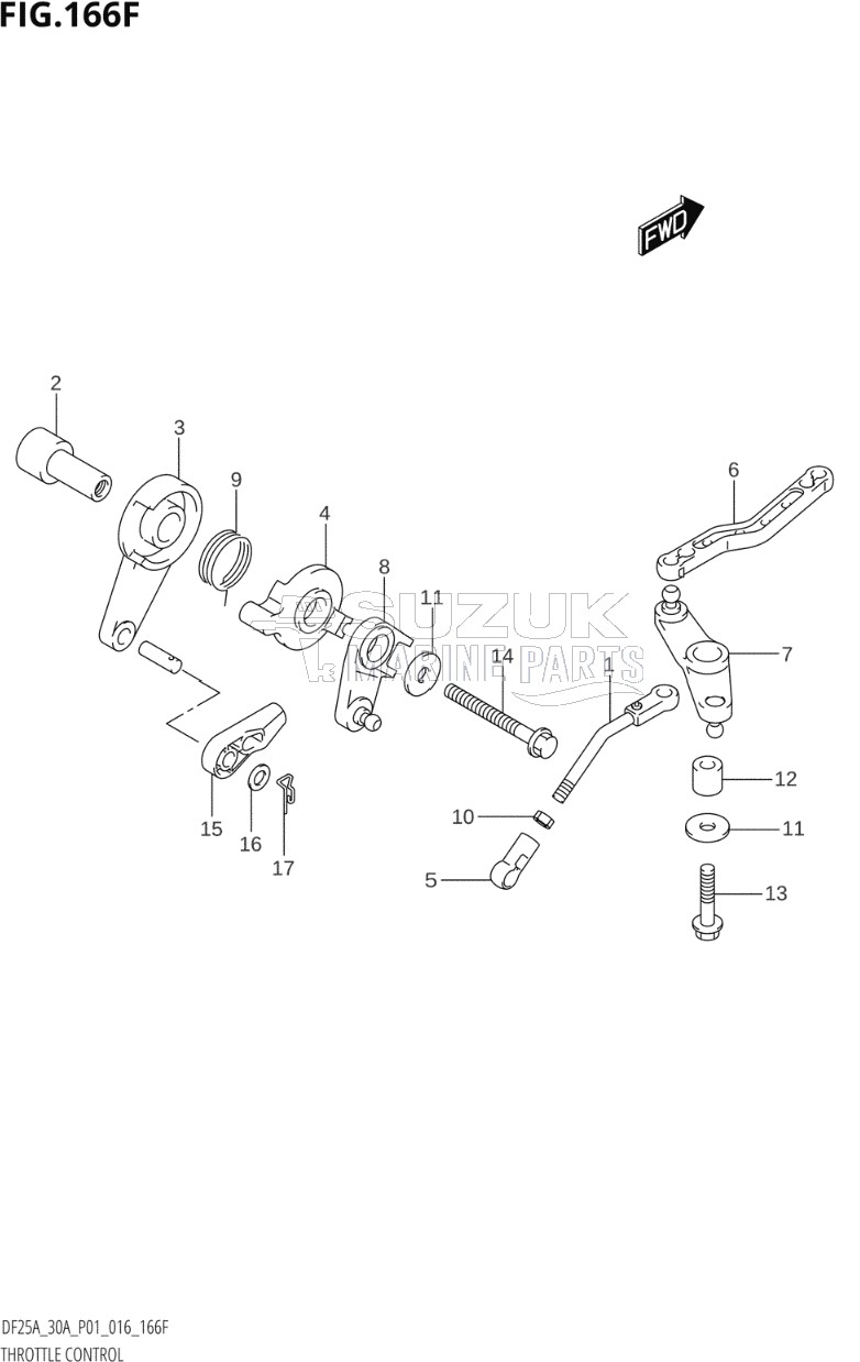 THROTTLE CONTROL (DF30AR:P01)